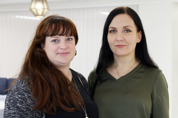 AnneSophie Hokkanen ja Sini Piippo