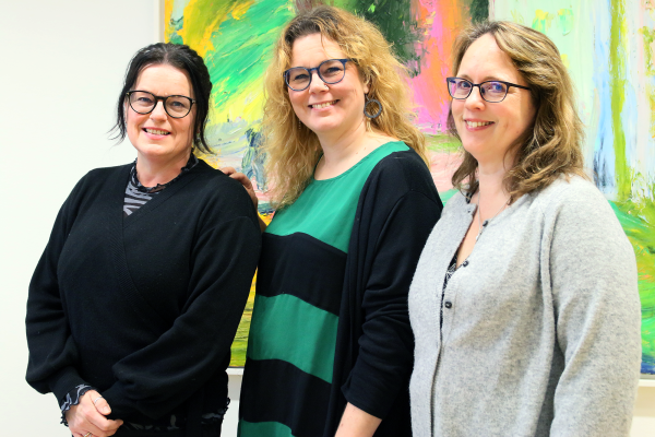 Yvonne Nummela, Jolin Slotte ja Annika Westerholm