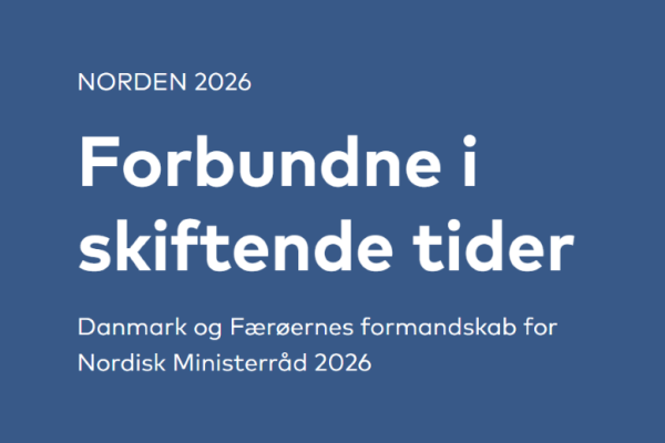 Pärmbild av ordförandeskapsprogrammet 2026
