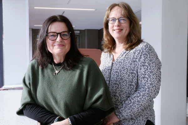 Yvonne Nummela ja Annika Westerholm.