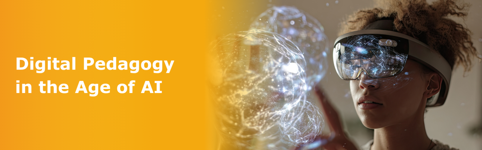 Headline text Digital Pedagogy in the age of AI