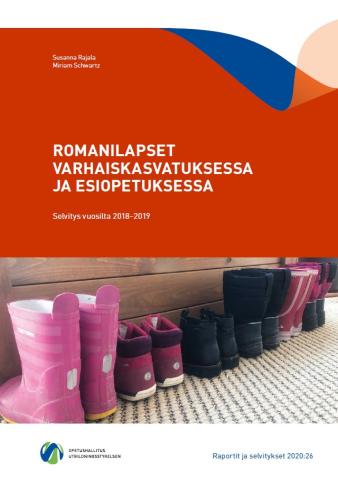 Romanilapset varhaiskasvatuksessa ja esiopetuksessa -julkaisun kansikuva