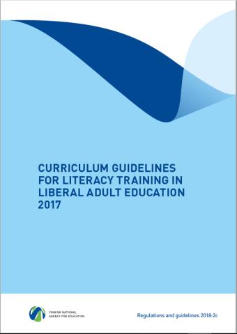 Curriculum guidelines for literacy training in liberal adult education 2017