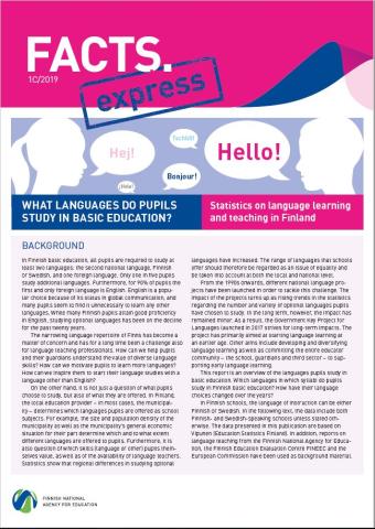 Publication cover: Facts Express 1C/2019