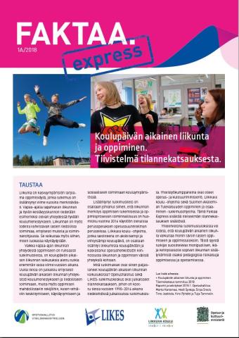 Julkaisun kansikuva - Faktaa Express 1A/2018