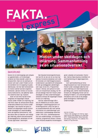 Pärmbild: Fakta Express 1B/2018