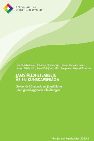 Jämställdhetsarbete är en kunskapsfråga