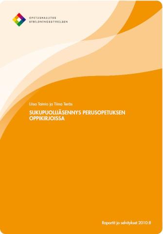 Kansikuva - Sukupuolijäsennys perusopetuksen oppikirjoissa