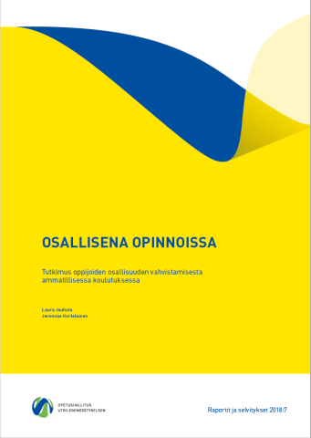 Julkaisun kansikuva - Osallisena opinnoissa_2018