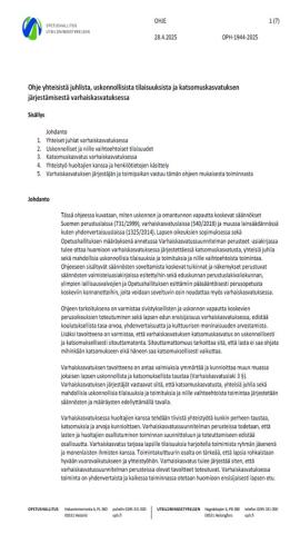 Kuva ohjeen ensimmäisestä sivusta