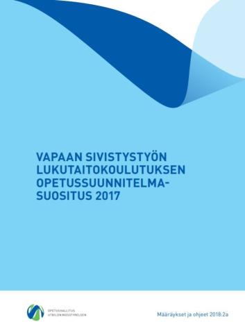 Vapaan sivistystyön lukutaitokoulutuksen opetussuunnitelmasuositus