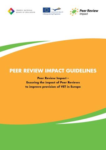Peer Review Impact Guidelines cover