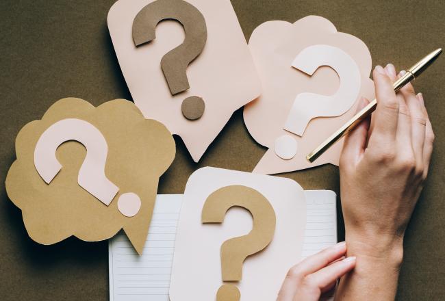 Question marks