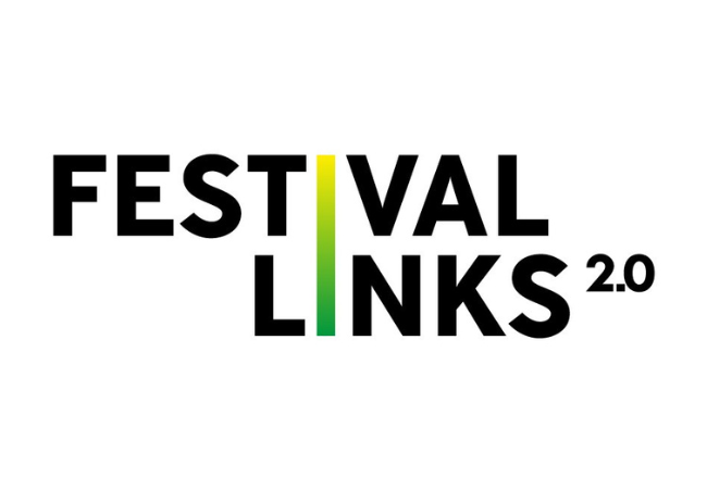 Tesktilogo, jossa lukee Festivallinks 2.0