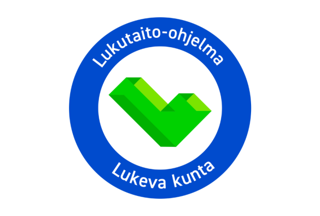 Lukeva kunta -ohjelman logo