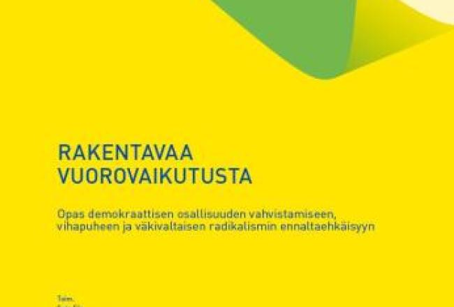 Rakentavaa vuorovaikutusta julkaisun kansi