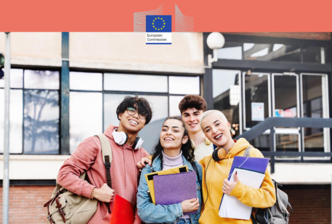 •	ERASMUS+ projects focusing on digital skills and engaging young people in vocational education and training