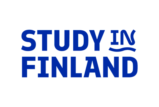 Logo with text Study in Finland