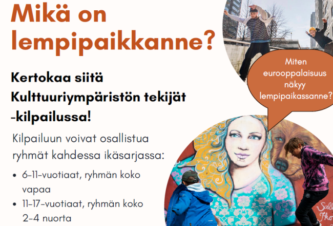 Kulttuuriympäristön tekijät-kilpailu 2025