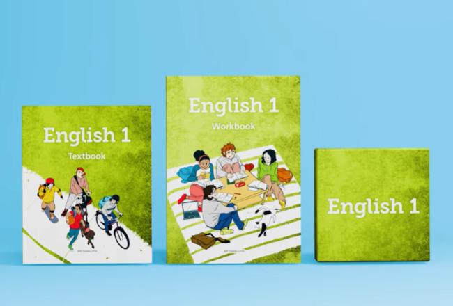English1 -oppimateriaalin kannet