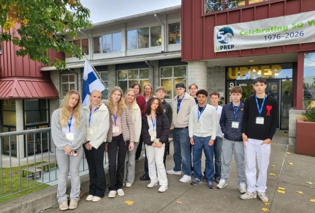 Gymnasieelever från Porkkalan lukio besökte Seattle