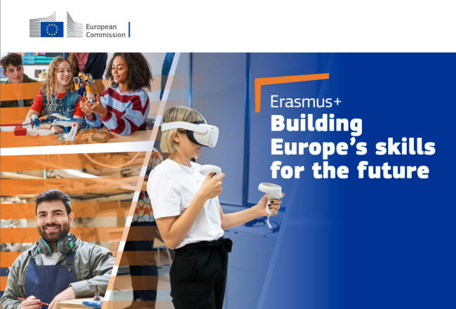 Decorative picture Erasmusplus_Building Europes skills for the futur