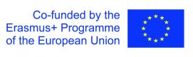 Englanninkielinen Erasmus+ -yhteisrahoituksen logo