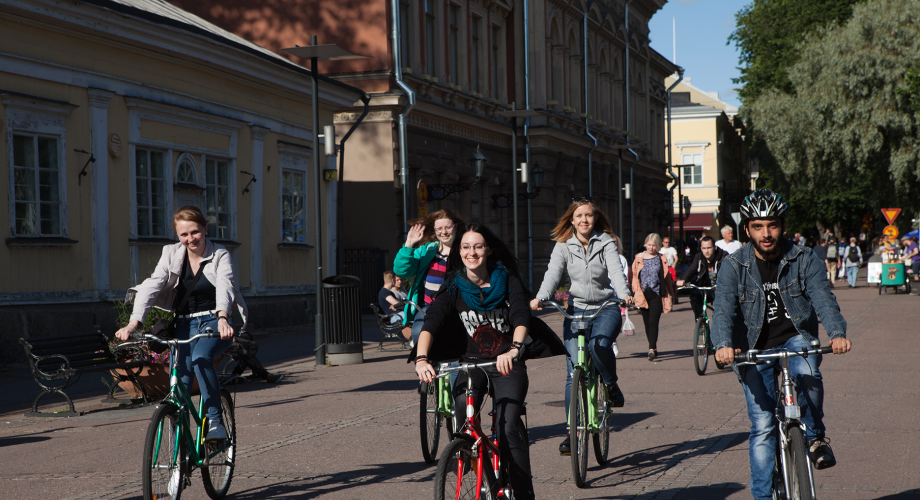 Kuvituskuva, pyöräily