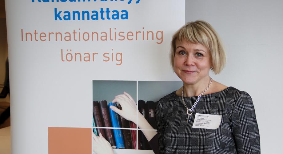 Liisa Timonen från yrkeshögskolan Karelia