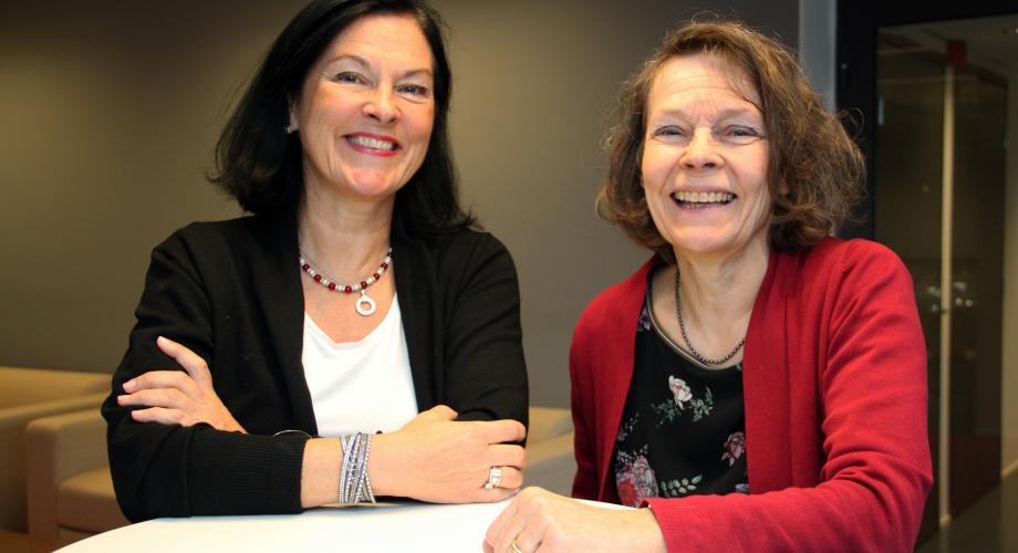 Kristiina Kaihari ja Paula Mattila