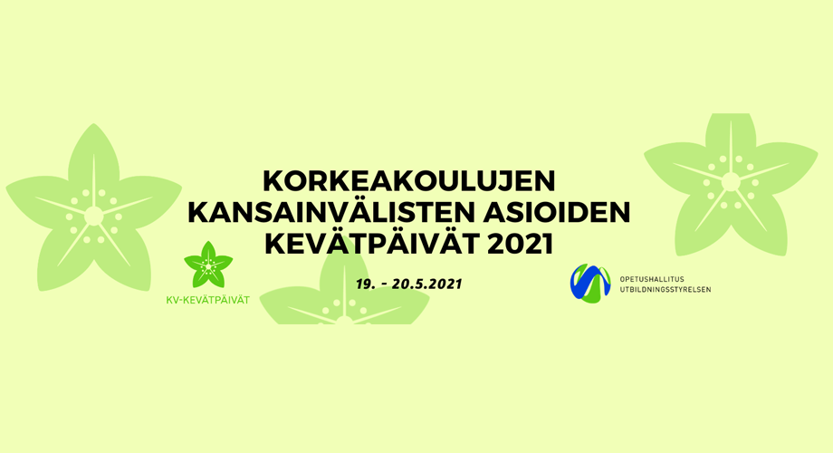 Korkeakoulujen kansainvälisten kevätpäivien banneri