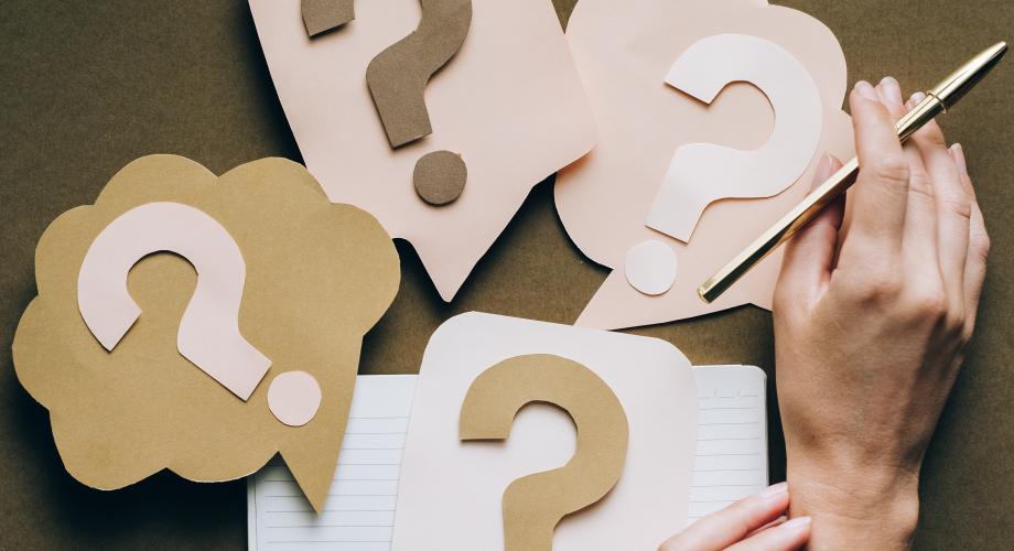 Question marks