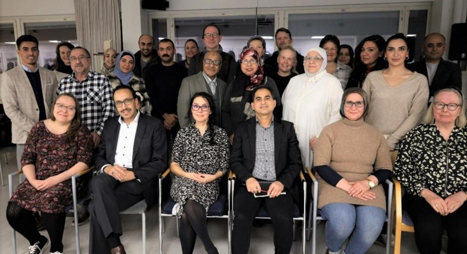 En gruppbild av Dialogpausens deltagare. 