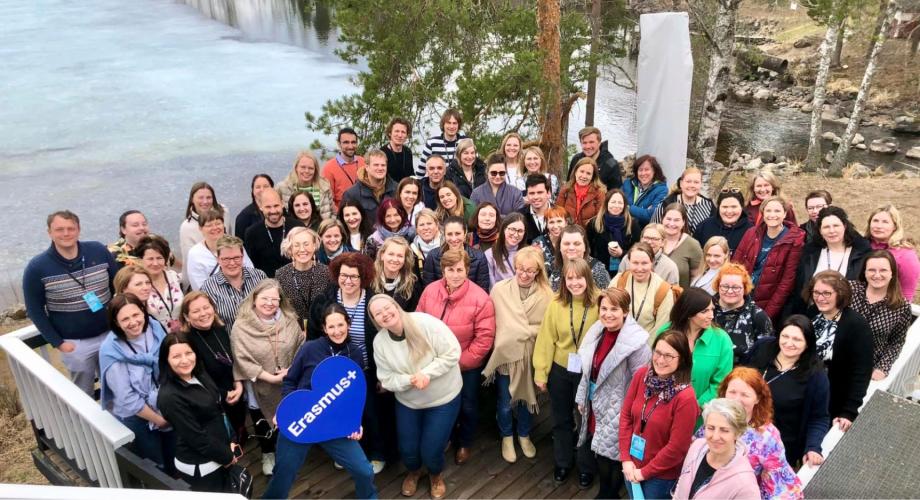 TCA-tapahtuman osallistujat.
