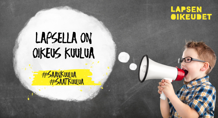 Lapsella on oikeus kuulua