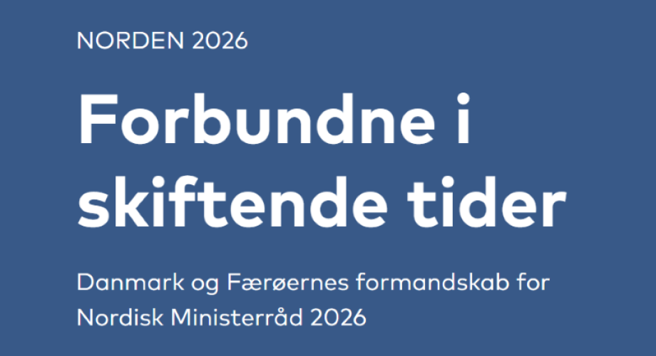 Pärmbild av ordförandeskapsprogrammet 2026