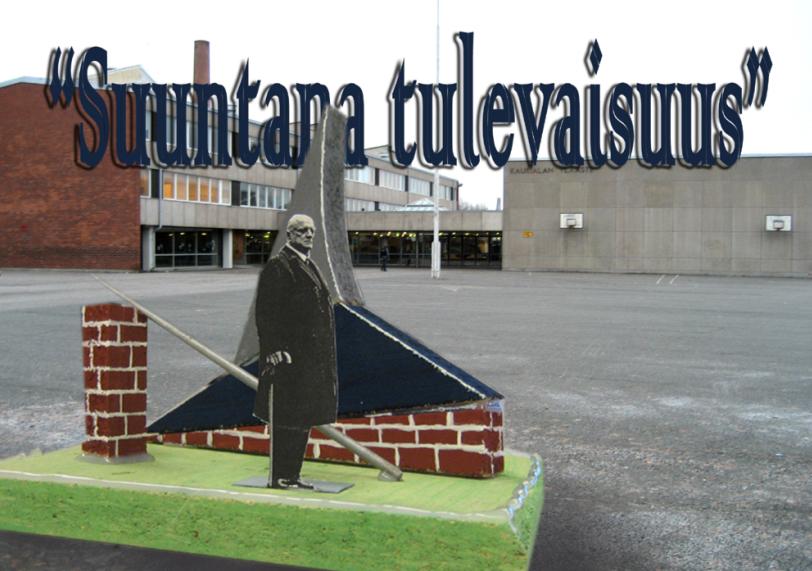 Oppilastyö kuvataiteen tunnilta Kaurialan koulusta. Kuva: Kaapo Salminen.