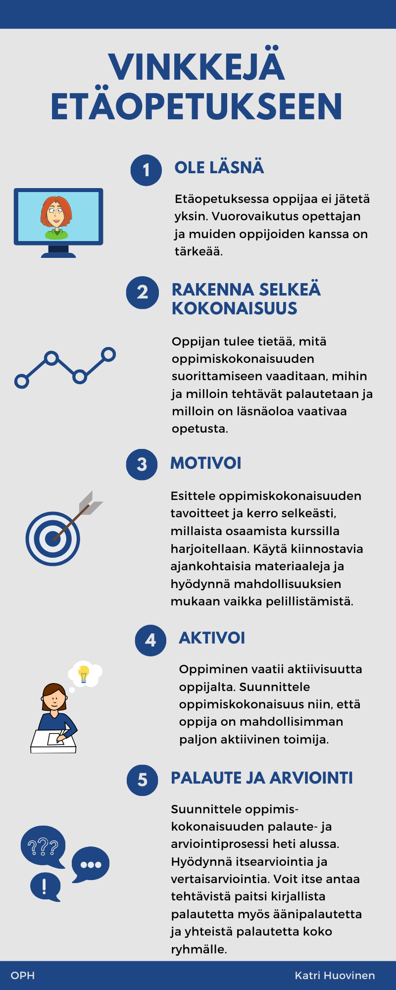 Vinkkejä etäopetukseen