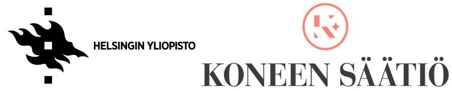 Helsingin Yliopiston ja Koneen Säätiön logot