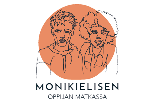 Monikielisen oppijan matkassa -logo