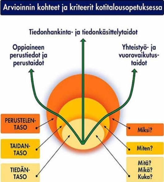 Arvioinnin kohteet ja kuvaukset