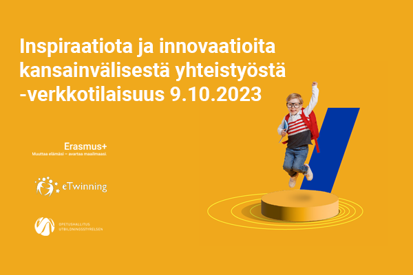 Inspiraatiota ja innovaatioita kansainvälisestä yhteistyöstä -verkkotilaisuus.