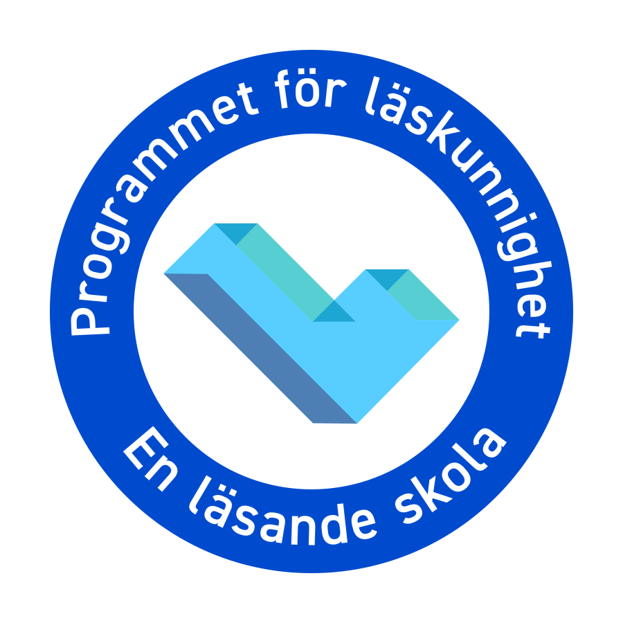 En läsande skola-programmets logo