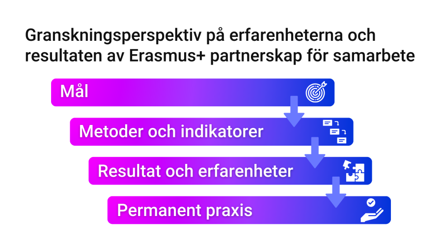 Granskningperspektiv på erfarenheterna och resultaten av Erasmus+ partnerskap för samarbete
