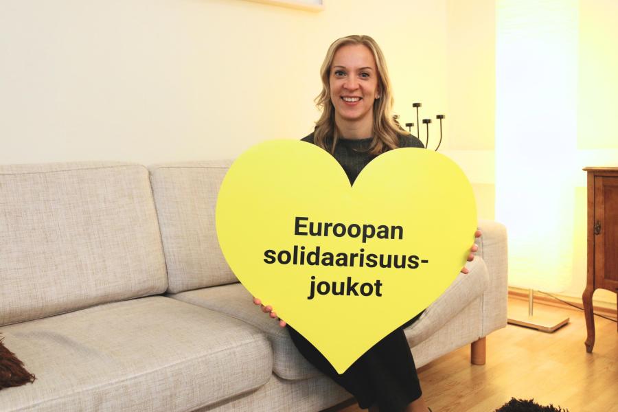 Liikunta-, urheilu- ja nuorisoministeri Sandra Bergqvist.