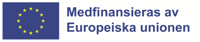 Medfinansieras av Europeiska unionen -logo