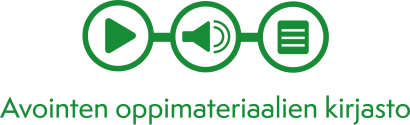 Avointen oppimateriaalien kirjaston logo