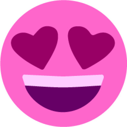 Purppurainen piirros rakkausemojista