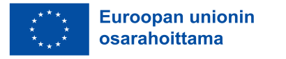 EU-lippu, Euroopan unionin osarahoittama