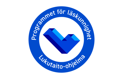 Logon av Programmet för läskunnighet / Lukutaito-ohjelman logo